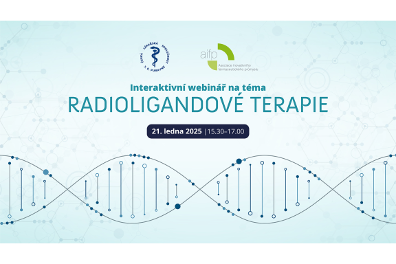 Pozvánka na interaktivní webinář pro odborníky: Radioligandové terapie